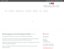 Tablet Screenshot of megalongroup.com